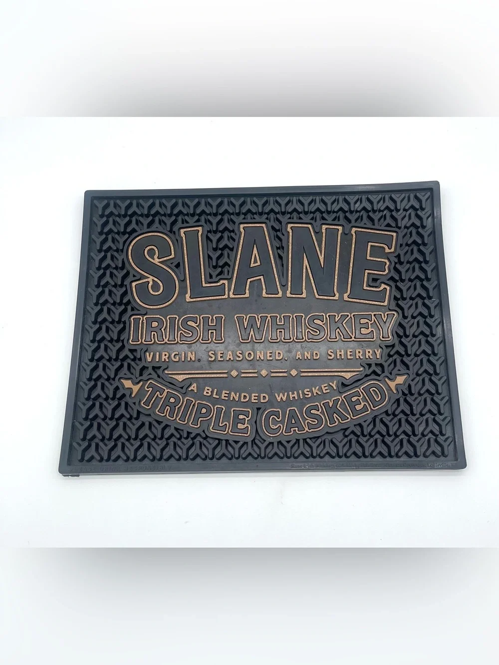Slane Irish Whiskey Rubber Bar Mat  A Blended Whiskey